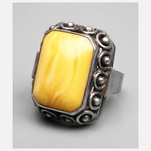 Bernsteinring Fischlandschmuck