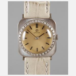 Omega, Damenarmbanduhr mit Diamanten
