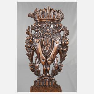 Brettstuhl im Renaissancestil