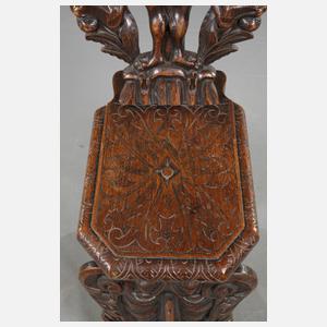 Brettstuhl im Renaissancestil