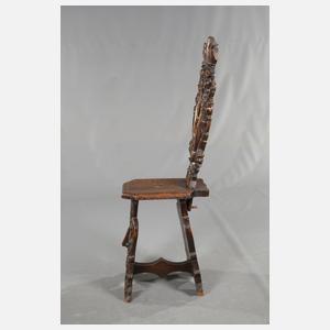 Brettstuhl im Renaissancestil