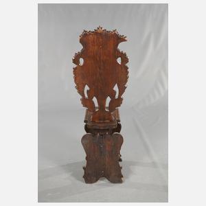 Brettstuhl im Renaissancestil