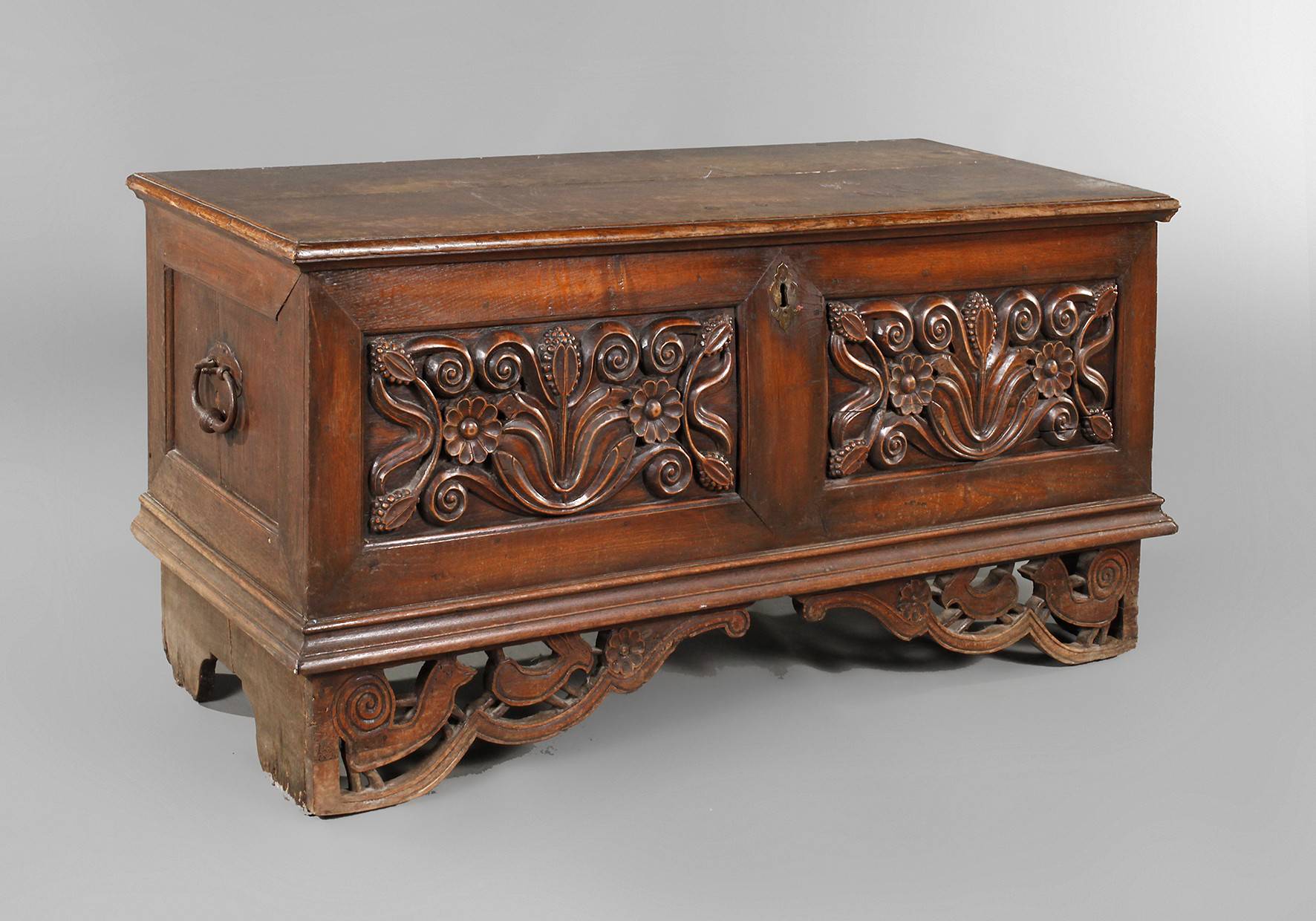 Flachdeckeltruhe Barock