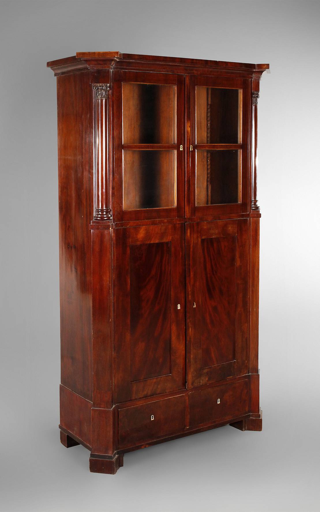 Vitrinenschrank Biedermeier
