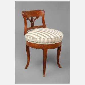 Ungewöhnlicher Biedermeierstuhl