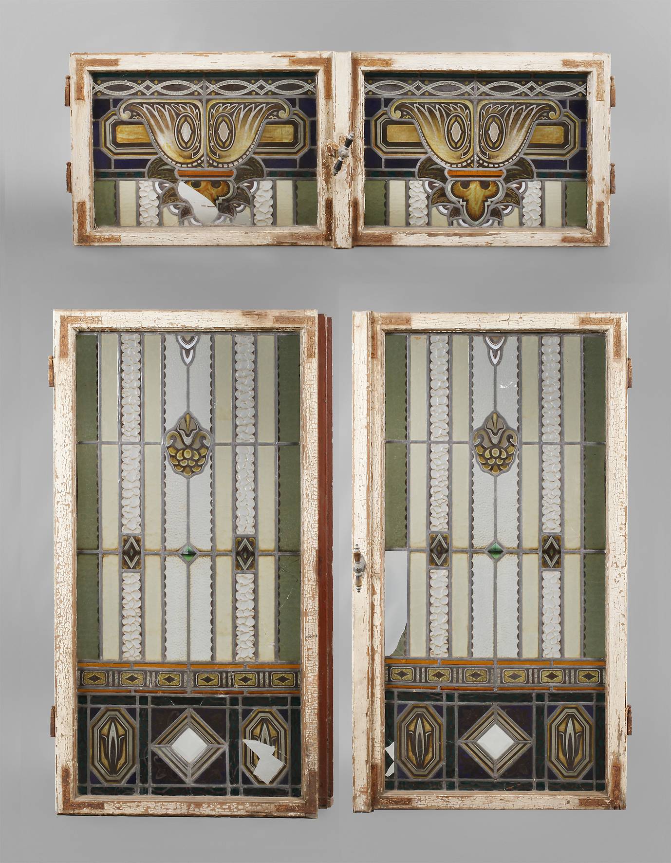 Großes Beiglasfenster