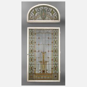 Großes Bleiglasfenster