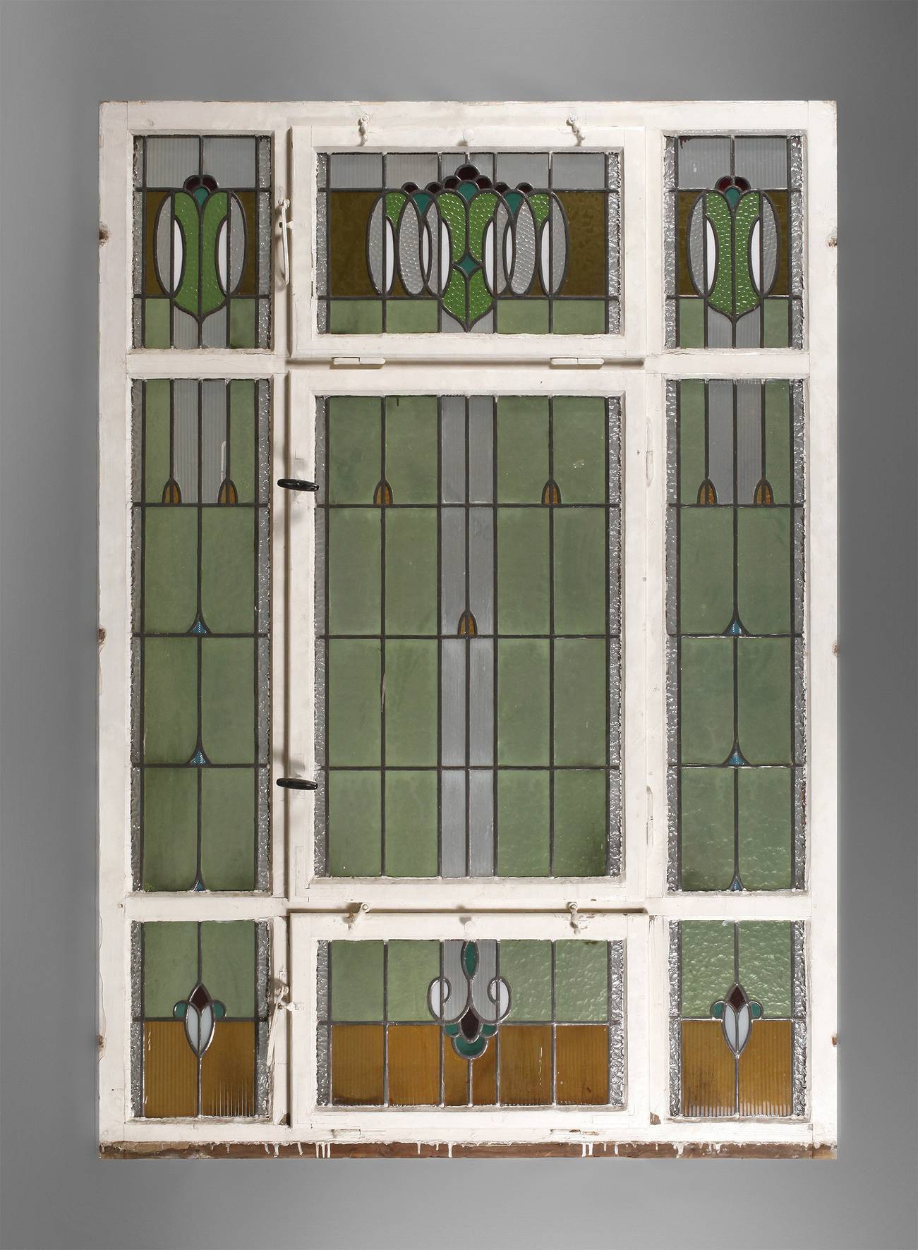 Großes Bleiglasfenster Jugendstil