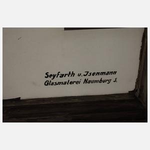 Paar Bleiglasfenster Art déco