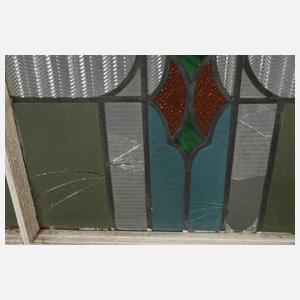 Vier Bleiglasfenster