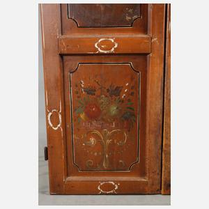 Paar bemalte Türblätter