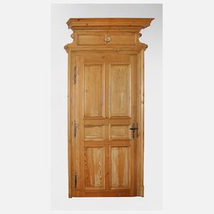 Prächtige Zimmertür um 1886