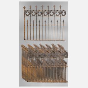 Schmiedeeiserner Zaun