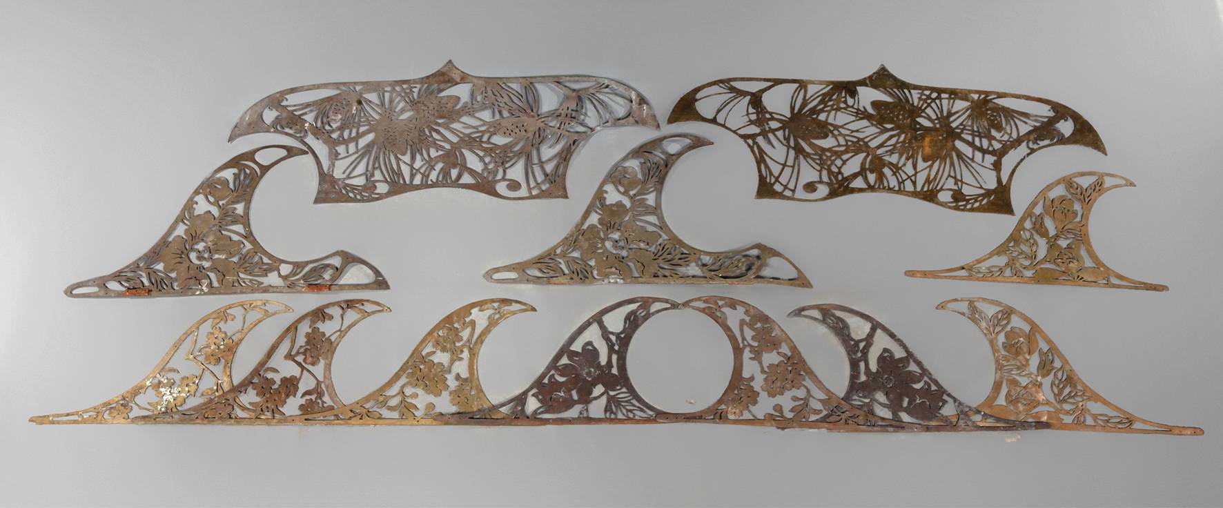 Posten Ziergitter Jugendstil