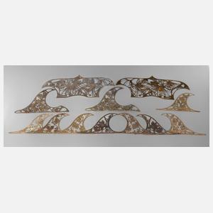 Posten Ziergitter Jugendstil