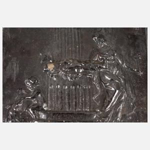 Klassizistische Ofenkachel