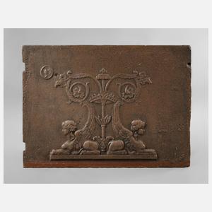 Klassizistische Ofenplatte