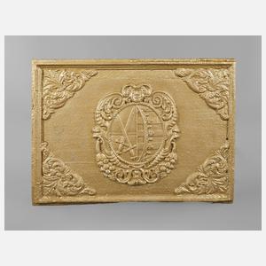 Barocke Kamin-/Takenplatte