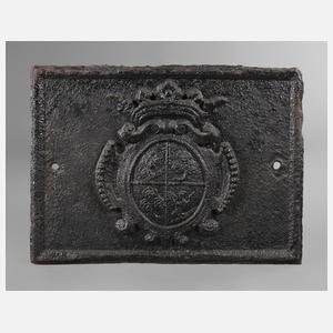 Barocke Kaminplatte/Takenplatte