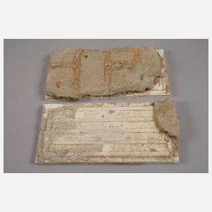 Zwei figürliche Ofenkacheln Meissen Teichert