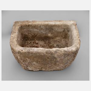 Trog aus Rochlitzer Porphyr