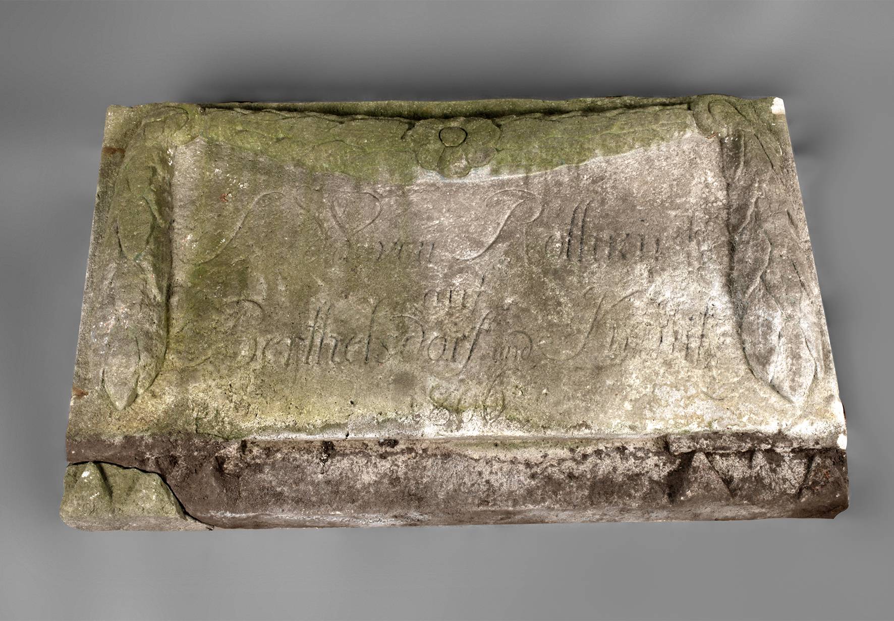 Gedenk- oder Grabplatte 1806