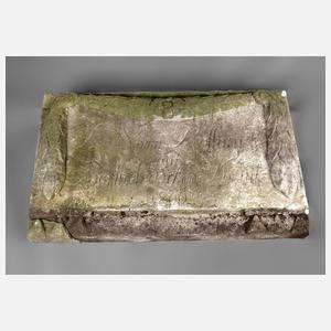 Gedenk- oder Grabplatte 1806