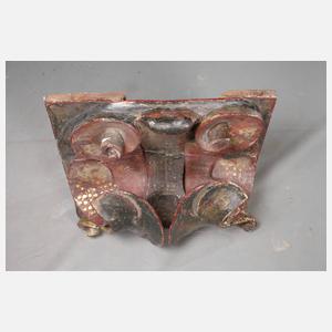 Paar spätgotische Kapitelle