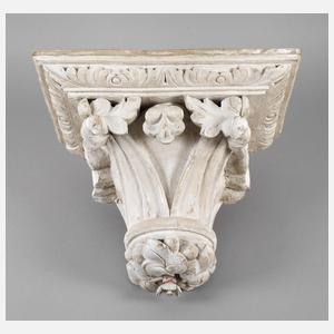 Geschnitzte Wandkonsole