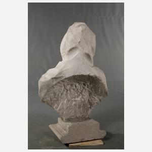 Büste mit Heiligendarstellung