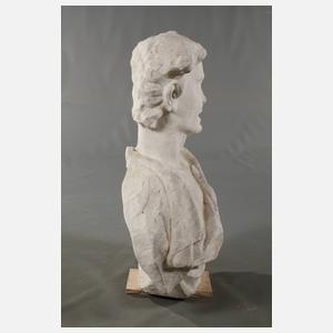 Dionysische Marmorbüste