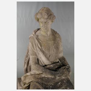 Lebensgroße Gartenfigur