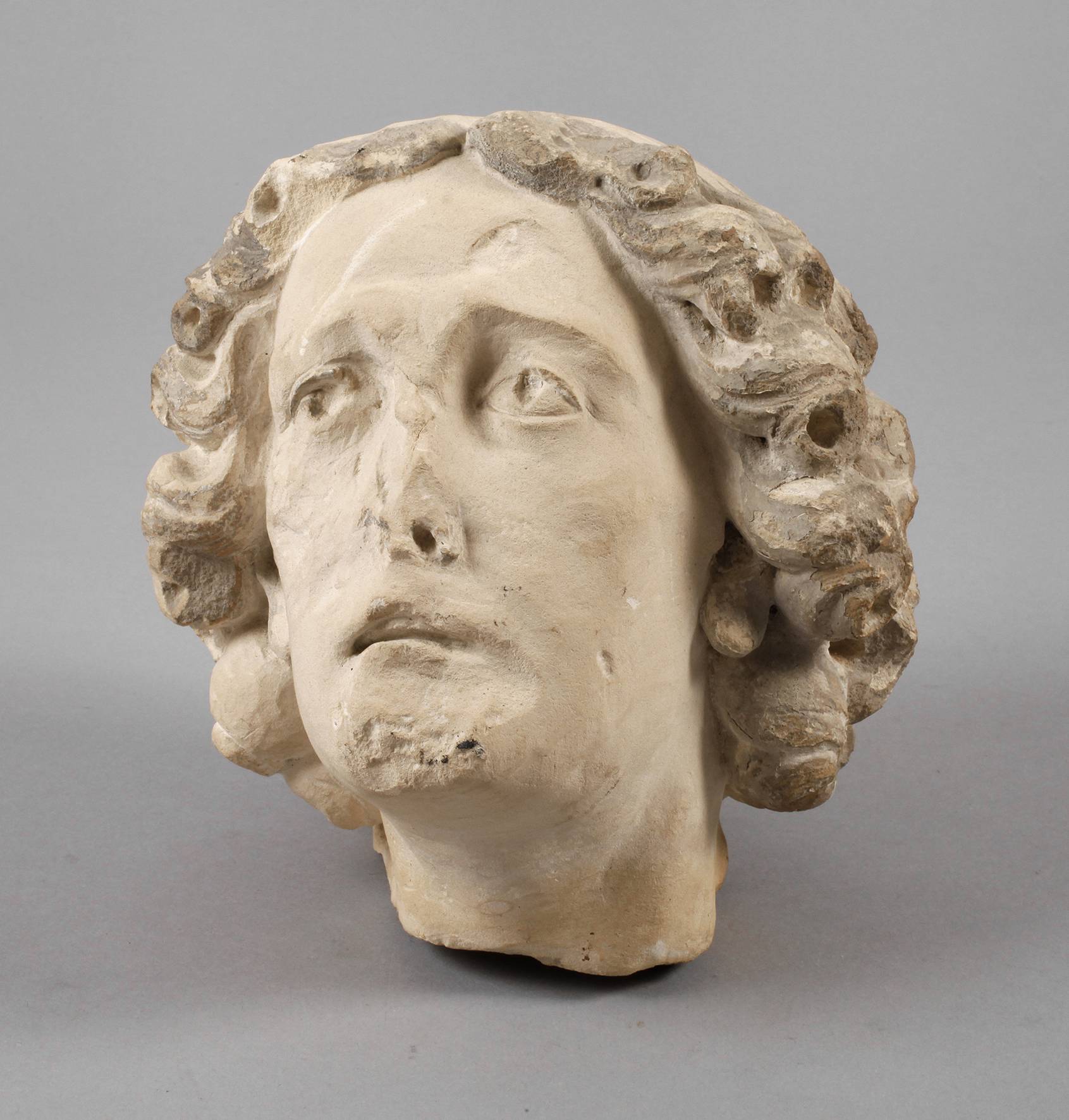 Barocker Sandsteinkopf