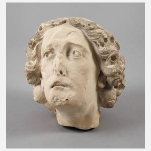 Barocker Sandsteinkopf