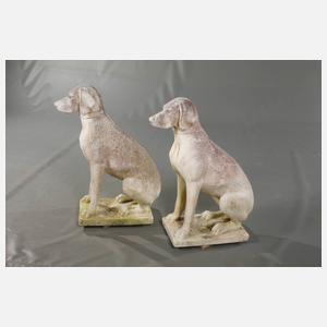 Paar Garten Skulpturen