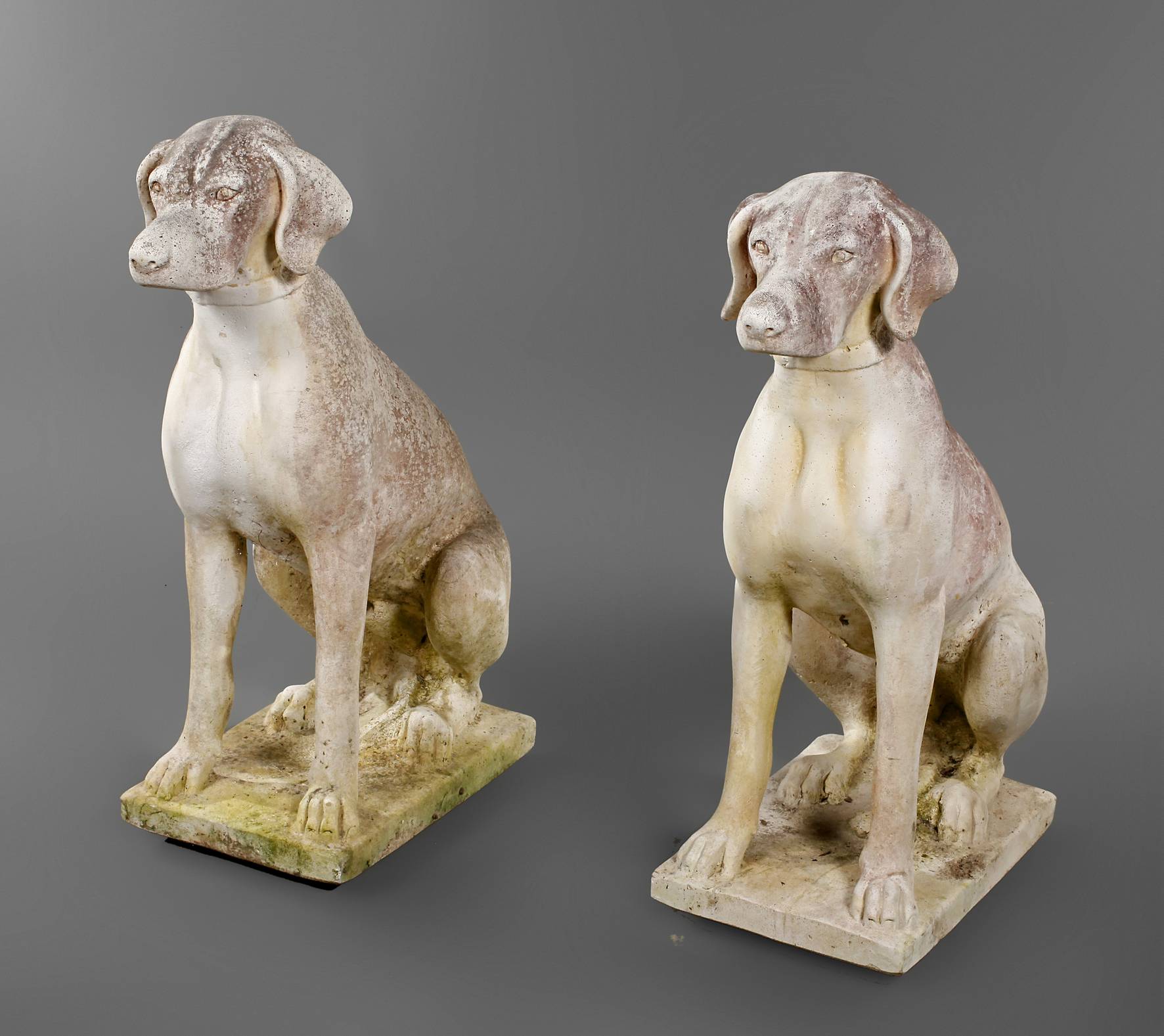 Paar Garten Skulpturen