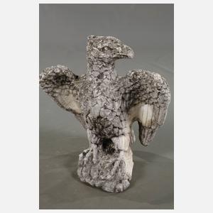 Paar Gartenskulpturen Adler