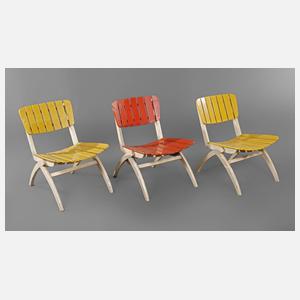 Drei Gartenstühle HERLAG