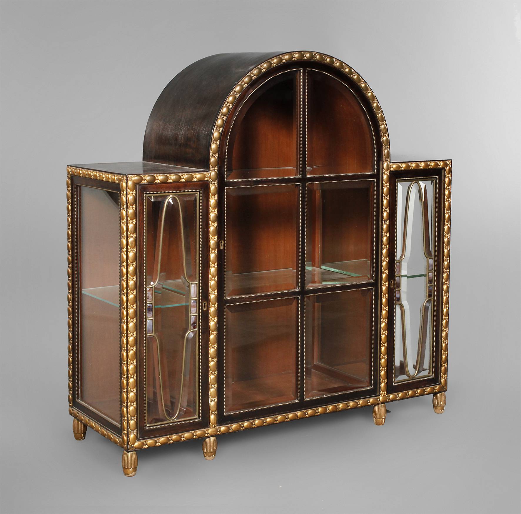 Vitrinenaufsatz Jugendstil