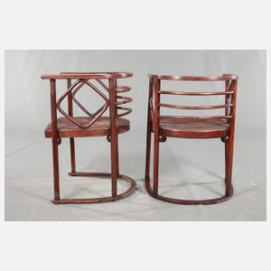 Paar Sessel Josef Hoffmann