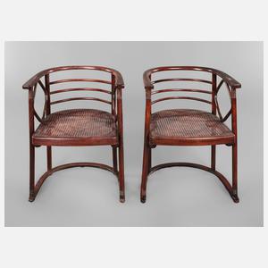 Paar Sessel Josef Hoffmann