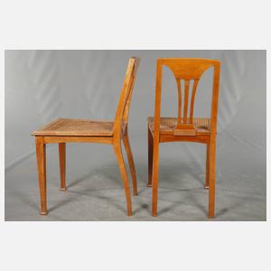 Paar Jugendstilstühle