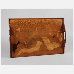 Jugendstiltablett Émile Gallé