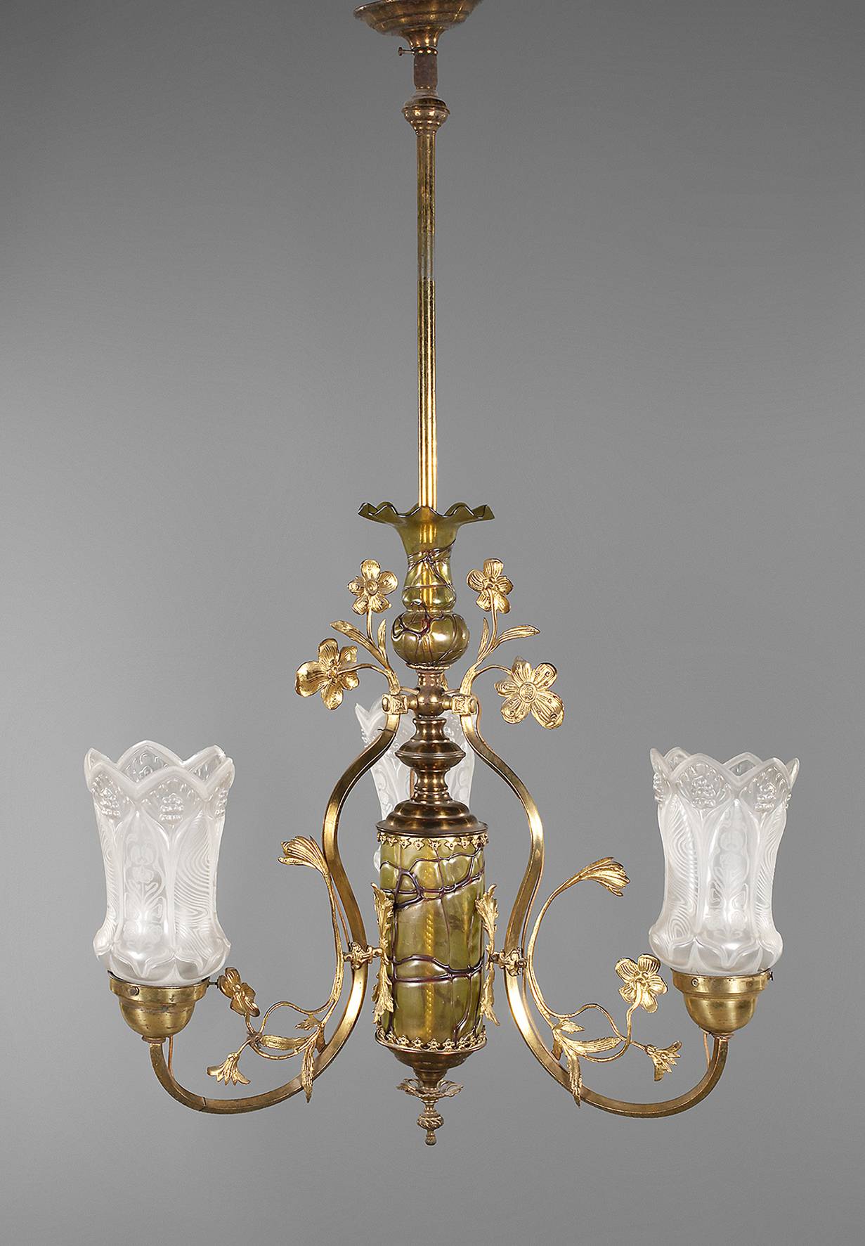 Große Deckenlampe Jugendstil