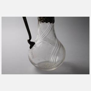 Karaffe mit Silbermontierung