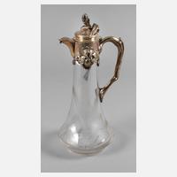 Karaffe mit Silbermontierung111