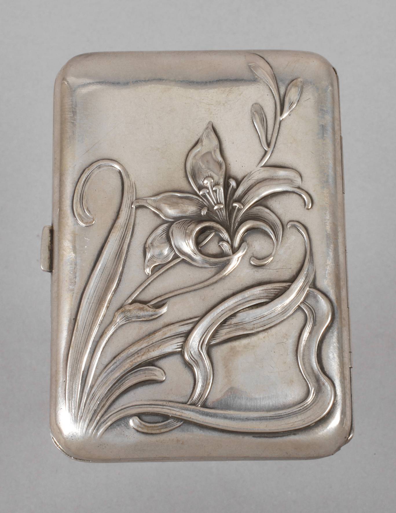 Zigarettenetui Silber