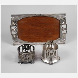 WMF drei Teile Jugendstil