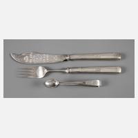 Josef Maria Olbrich drei Besteckteile111