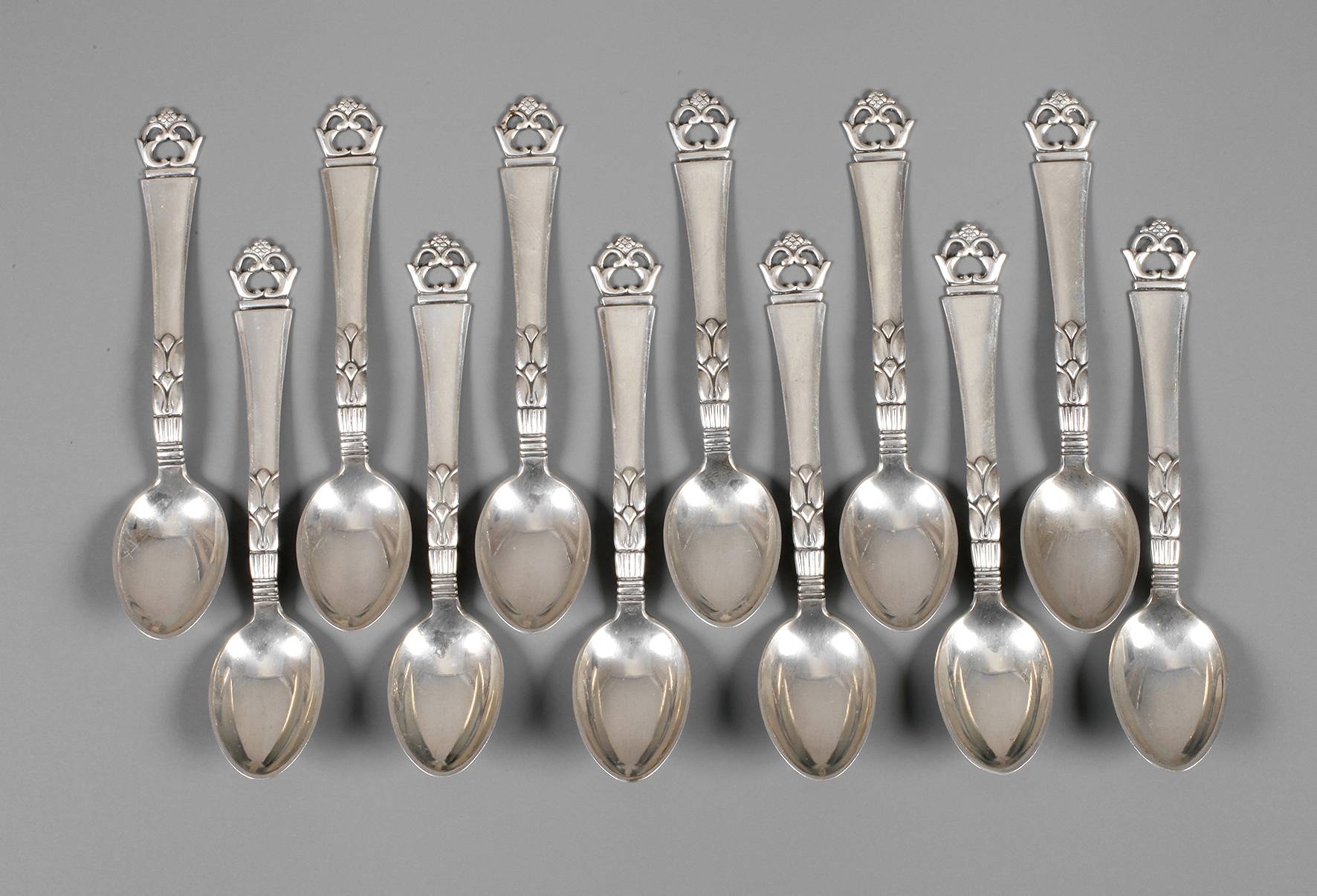 Zwölf Mokkalöffel Kopenhagen